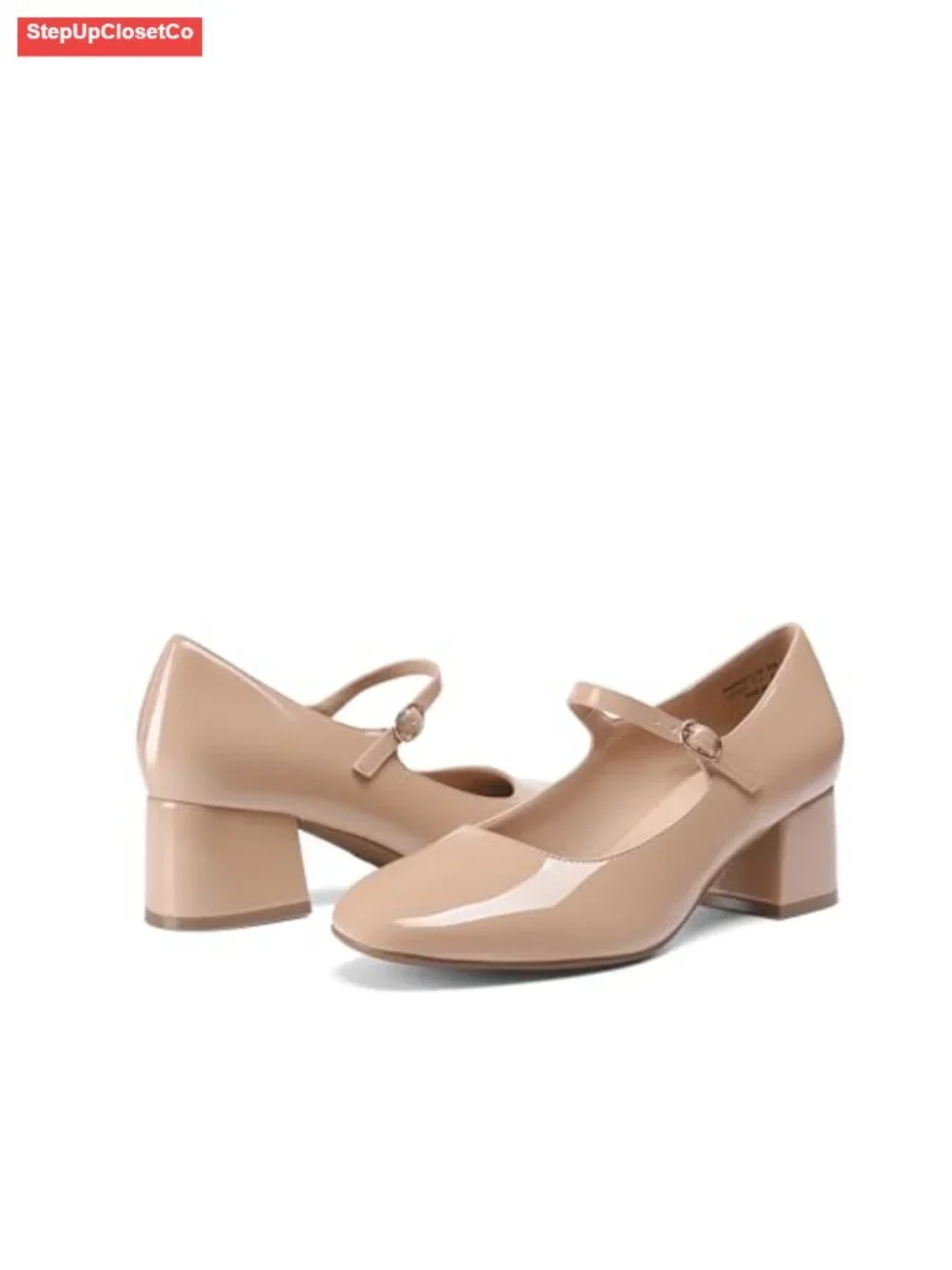 Mary Jane Heels Chunky Block Low Heel Pumps Women's Dress Shoes